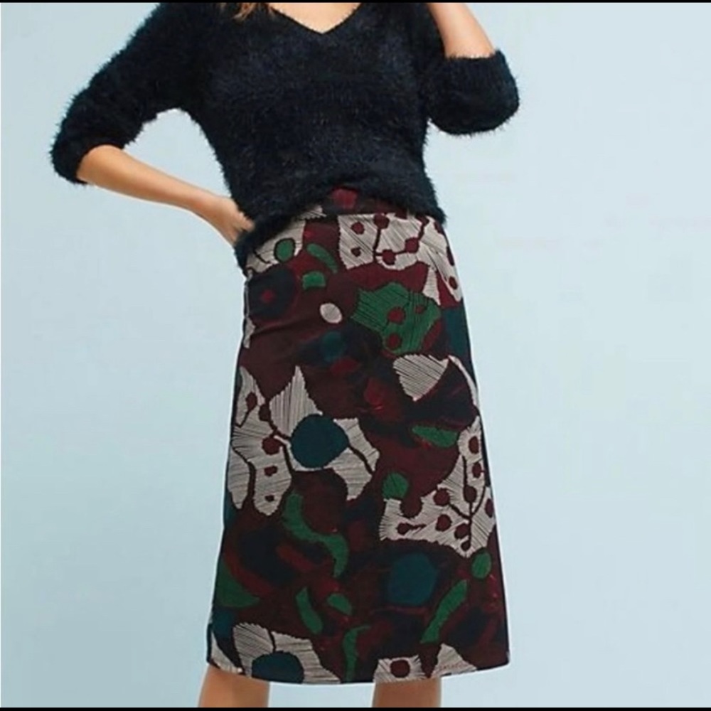 ANTHROPOLOGIE Isla Maude Turia Pencil Skirt